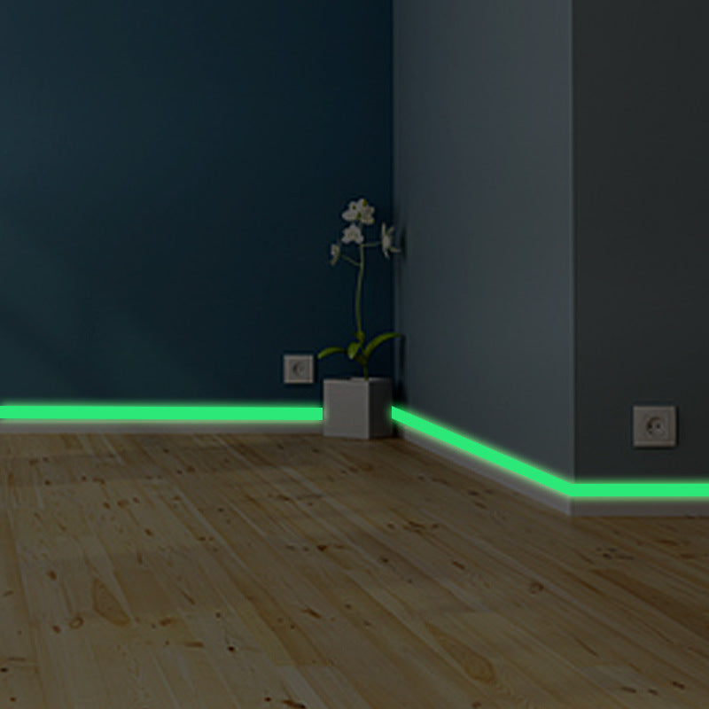 Luminous band baseboard Wall Sticker living room bedroom Eco-friendly home decoration decal Glow in the dark DIY Strip Stickers - Go Gedget