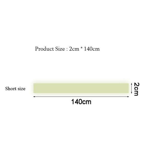 Luminous band baseboard Wall Sticker living room bedroom Eco-friendly home decoration decal Glow in the dark DIY Strip Stickers - Go Gedget