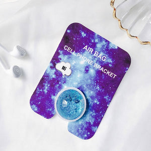 Glitter Quicksand Finger Grip Phone Holder for Portable  Phone Foldable Pocket Socket Air Bag Cell Fashion Bracket Stand - Go Gedget