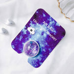 Load image into Gallery viewer, Glitter Quicksand Finger Grip Phone Holder for Portable  Phone Foldable Pocket Socket Air Bag Cell Fashion Bracket Stand - Go Gedget
