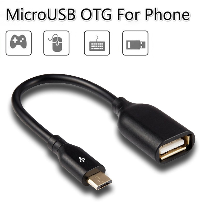 OTG Adapter Micro USB Cables OTG USB Cable Micro USB To USB for Samsung LG Sony Xiaomi Android Phone for Flash Drive - Go Gedget