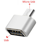 Load image into Gallery viewer, OTG Adapter Micro USB Cables OTG USB Cable Micro USB To USB for Samsung LG Sony Xiaomi Android Phone for Flash Drive - Go Gedget
