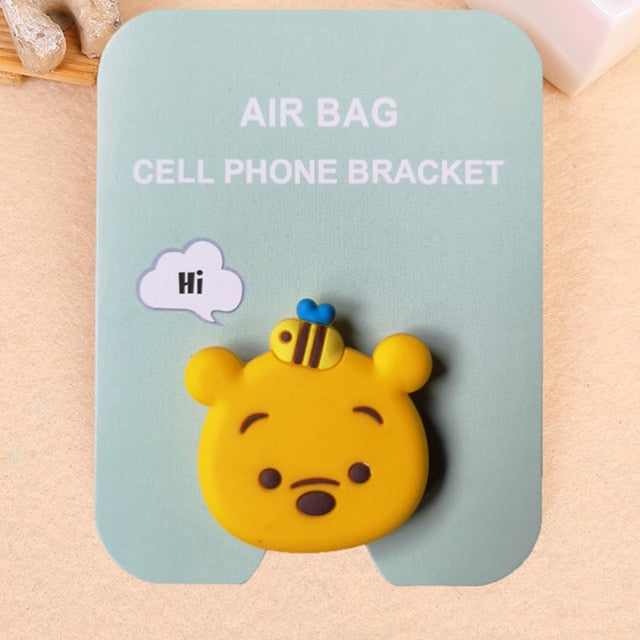 1PCS Universal mobile phone bracket Cute 3D Animal airbag Phone Expanding Stand Finger Holder Stitch panda phone holder Stand - Go Gedget