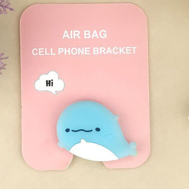 1PCS Universal mobile phone bracket Cute 3D Animal airbag Phone Expanding Stand Finger Holder Stitch panda phone holder Stand - Go Gedget