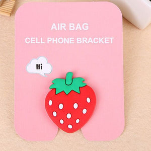 1PCS Universal mobile phone bracket Cute 3D Animal airbag Phone Expanding Stand Finger Holder Stitch panda phone holder Stand - Go Gedget