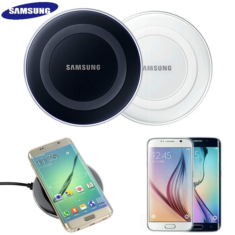 Original Samsung Wireless Charger qi Charge Pad For Galaxy s10 S8 S9 S7 S6 EDGE s20 s20 plus Note 5 8 9 10 For xiaomi EP-PG920I - Go Gedget