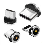 Load image into Gallery viewer, Round Magnetic Cable plug Type C Micro USB C 8 pin Plugs Fast Charging Adapter Phone Microusb Type-C Magnet Charger Plug - Go Gedget
