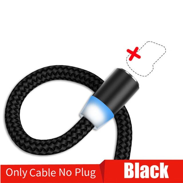 Round Magnetic Cable plug Type C Micro USB C 8 pin Plugs Fast Charging Adapter Phone Microusb Type-C Magnet Charger Plug - Go Gedget