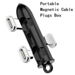 Load image into Gallery viewer, Round Magnetic Cable plug Type C Micro USB C 8 pin Plugs Fast Charging Adapter Phone Microusb Type-C Magnet Charger Plug - Go Gedget
