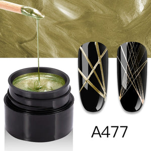 ROSALIND Spider Gel Hybrid Varnishes Nail Art 5ML Metal vernis UV Lak Design Line Drawing Painting Primer Silk Spider Gel Polish