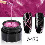 Load image into Gallery viewer, ROSALIND Spider Gel Hybrid Varnishes Nail Art 5ML Metal vernis UV Lak Design Line Drawing Painting Primer Silk Spider Gel Polish
