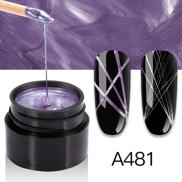 ROSALIND Spider Gel Hybrid Varnishes Nail Art 5ML Metal vernis UV Lak Design Line Drawing Painting Primer Silk Spider Gel Polish
