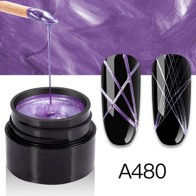 ROSALIND Spider Gel Hybrid Varnishes Nail Art 5ML Metal vernis UV Lak Design Line Drawing Painting Primer Silk Spider Gel Polish