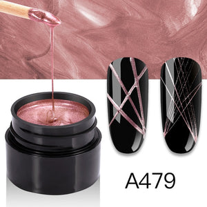 ROSALIND Spider Gel Hybrid Varnishes Nail Art 5ML Metal vernis UV Lak Design Line Drawing Painting Primer Silk Spider Gel Polish