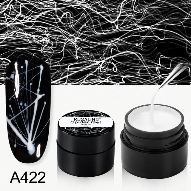 ROSALIND Spider Gel Hybrid Varnishes Nail Art 5ML Metal vernis UV Lak Design Line Drawing Painting Primer Silk Spider Gel Polish