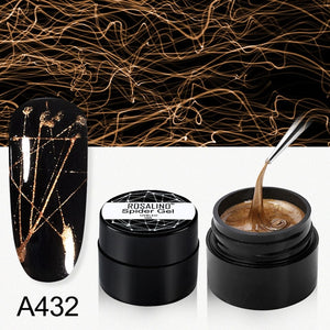 ROSALIND Spider Gel Hybrid Varnishes Nail Art 5ML Metal vernis UV Lak Design Line Drawing Painting Primer Silk Spider Gel Polish